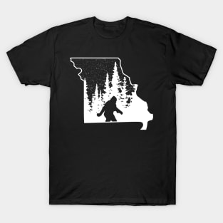 Missouri Bigfoot Gift T-Shirt